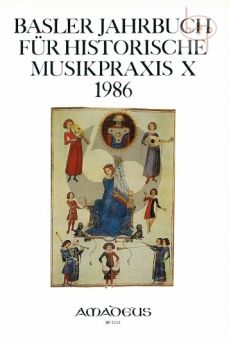 Jahrbuch fur Historische Musikpraxis Vol.10: 1986