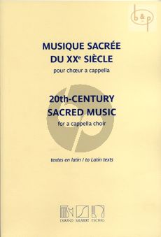 Musique Sacree du XX Siecle (20Th. Century Sacred Music)