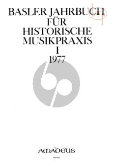 Jahrbuch fur Historische Musikpraxis Vol. 1: 1977