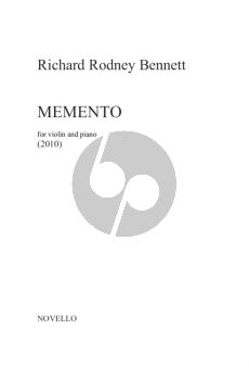 Bennett Memento (2010) Violin-Piano