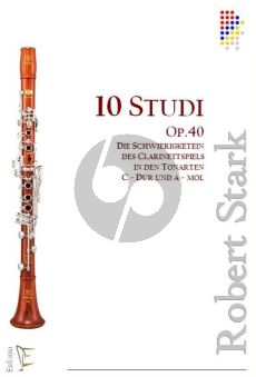 Stark 10 Studies Op.40 Clarinet