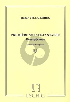 Villa lobos Sonate Fantaisie No.1 Desesperance