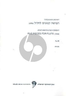 Stutschewsky 5 Pieces Flute solo