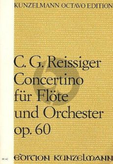 Reissiger Concertino D-Dur Op.60 Flute-Orch. Score