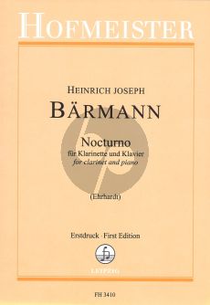 Baermann Nocturno Clarinet-Piano (edited by Susanne Ehrhart) (first ed.)