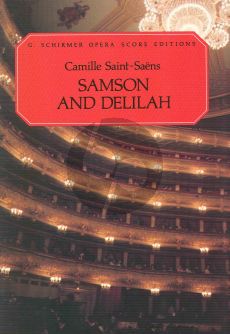 Saint-Saens Samson and Dalila Vocal Score