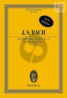 Ouverture (Suite) No.2 B-minor BWV 1067 (Flute-Strings-Bc) (Study Score)