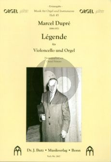 Dupre Legende Violoncello-Orgel (ed. Daniel Fütterer)