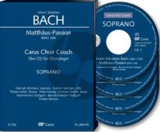 Bach Matthaus Passion BWV 244 Soli-Choir-Orch. Bass Chorstimme 4 CD's (Carus Choir Coach)