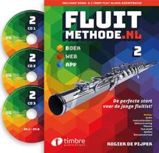Pijper Fluitmethode.nl Vol.2 (Boek met 3 CD's)