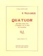 Villa-Lobos Quatuor Harp.-Celesta-Flute-Saxophone alto with Voice (Study Score)