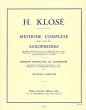 Klose Methode Complète pour tous les Saxophones (French/English)