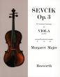 Sevcik 40 Variations Op.3 for Viola (Altviool) (arranged by Margaret Major)