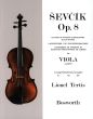 Sevcik Changes Of Position and Preparatory Scale Studies Op. 8 Viola