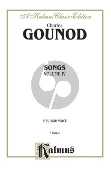 Gounod Songs Vol. 4 High Voice