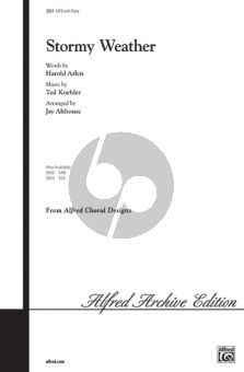 Arlen Stormy Weather SATB-Piano (arr. Jay Althouse)