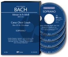 Bach Messe h-moll BWV 232 Soli-Choir-Orch. Alt Chorstimme 3 CD's (Carus Choir Coach)