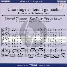 Requiem d-moll KV 626 Tenor Chorstimme CD