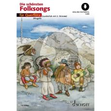 Die Schonsten Folksongs (1 - 2 Flutes) (Bk-Onlie Audio)