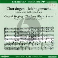 Missa Solemnis D-dur Op.123 (Soli-Chor-Orch.) (Bass Chorstimme)