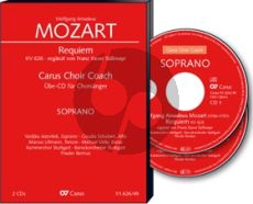 Mozart Requiem KV 626 Soli-Choir-Orch. (Süssmayr Version) Sopran Chorstimme 2 CD's (Carus Choir Coach)