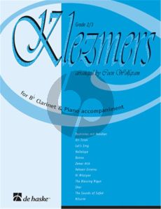 Album Klezmers for Clarinet in Bb and Piano (arr. Coen Wolfgram) (grade 2 - 3)