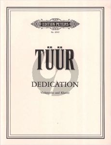 Tüür Dedication Violoncello-Klavier