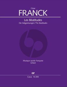 Franck Les Beatitudes Op. 25 / CFF 185 Soli-Chor und Orchester (Klavierauszug) (franz)