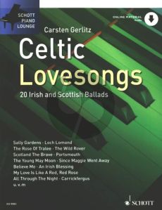 Gerlitz Celtic Lovesongs - 20 Irish and Scottish Ballads Book with Audio Online (Grade 4)