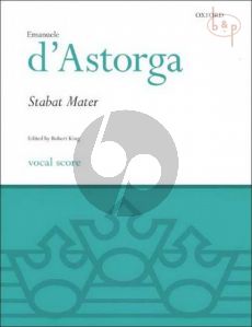 Stabat Mater for SATB soli-SATB-Strings and Organ Vocal Score