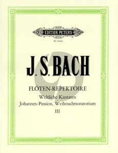 Bach Floten-Repertoire Kantaten-Oratorien Vol.3