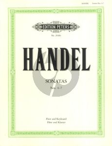 Handel Sonaten Vol.2 No. 4 - 7 Flöte und Klavier (Herausgeber Maximilian Schwedler)