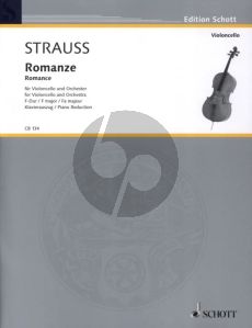 Strauss  Romance F-major (1883) o.Op.AV 75 fur Violoncello und Klavier