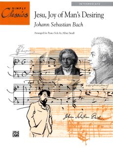 Bach Jesu Joy Man's Desiring Intermediate Piano Solo