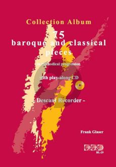 75 Baroque and Classical Pieces for Descant Recorder (Bk-Cd)