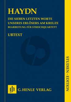 Haydn Die 7 letzten Worte unseres Erlosers am Kreuze Hob.XX:1B (Op.51) String Quartet Version (Study Score) (Henle-Urtext)