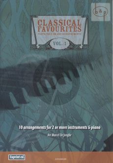 Classical Favourites Vol.1 (10 Arrangements) (2 Instr.[C/Bb/Eb]- Piano)