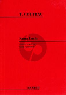 Cottrau Santa Lucia for High Voice and Piano (Napolitan Folksong)