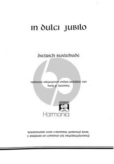Buxtehude In Dulci Jubilo SAB-Piano (edited by H.P. Keuning)