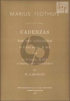 Cadenzas to Mozart's Pianoconcertos KV482 E-flat major and KV537 D-major