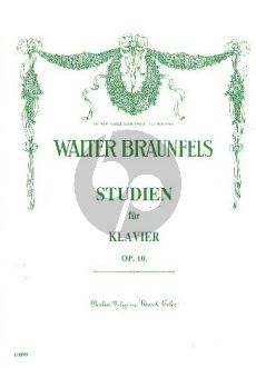 Braunfels Studien Op.10 Klavier