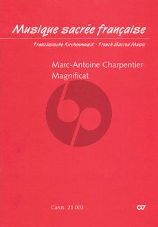 Charpentier Magnificat H.80 SATB soli-SATB chor-Bc Score