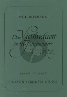 Das Violinduett im 18. Jahrhundert Vol.3