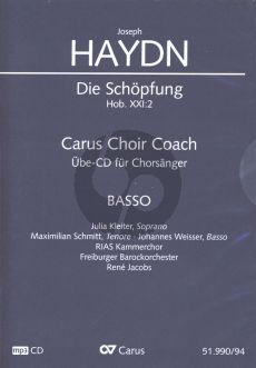 Haydn Die Schopfung Hob.XXI:2 Soli-Chor-Orch. Basso Chorstimme MP3-CD (deutsch) (Carus Choir Coach)