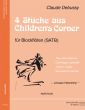 Debussy 4 Stucke aus Children's Corner 4 Blockfloten (SATB) Partitur (arr. Chr.Falkenberg)