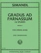 Simandl Gradus ad Parnassum - 24 Studies Vol.2 Double Bass (Fred Zimmerman)