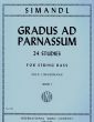 Simandl Gradus ad Parnassum - 24 Studies Vol.1 Double Bass (Fred Zimmerman)