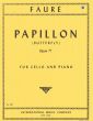 Faure Papillon (Butterfly) Op.77 Violoncello-Piano