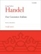 Handel 4 Coronation Anthems HWV 258 - 261 Vocal Score (edited by Clifford Bartlett)