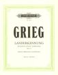 Grieg Landerkennung (Landkjending) Op.31 Bariton-Mannerchor-Orchester Partitur (Norwegisch/Deutsch)